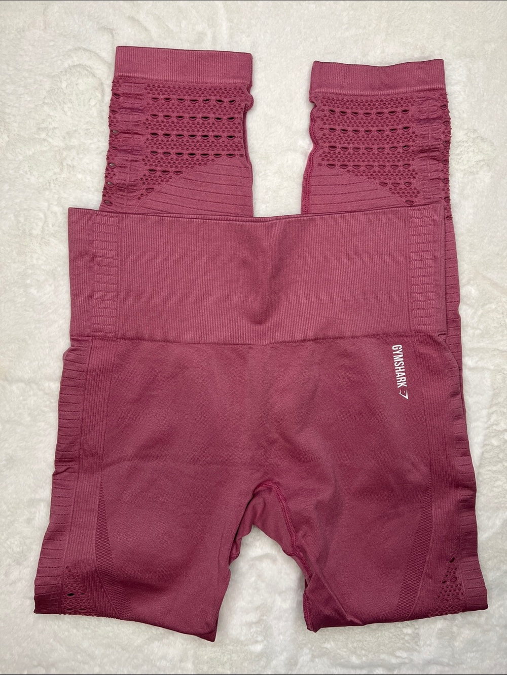 Gymshark Energy Seamless Leggings in Dusty Pink Size M